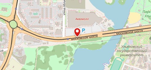 Донерная у аквамолла на карте