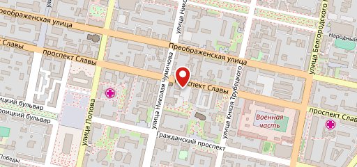 Донец на карте