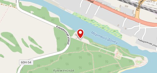 Донская роща на карте