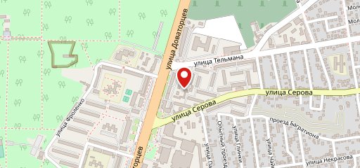 ДОРИС, ночной клуб на карте