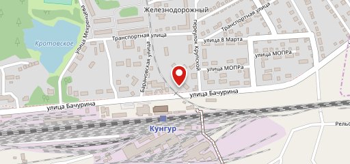 Дорожное на карте