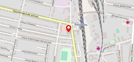 Дорожное на карте