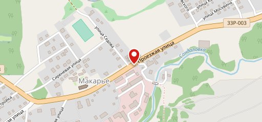 Дорожное на карте