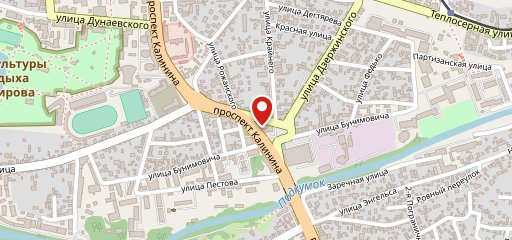 Дорожное на карте