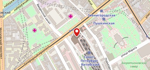 Дорожное кафе на карте