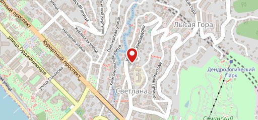 Доставка еды Сочи на карте