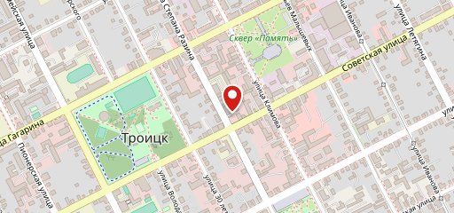 Доставка еды Троицк на карте