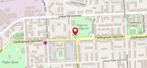 Доставка обедов в Красноярске на карте