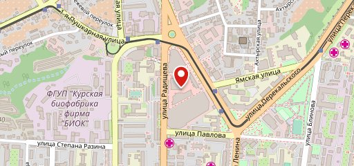 Доставка пиццы Макфуд в Курске на карте
