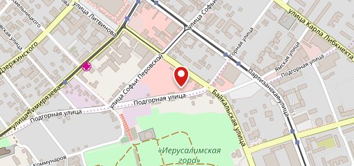 Доставка еды на карте