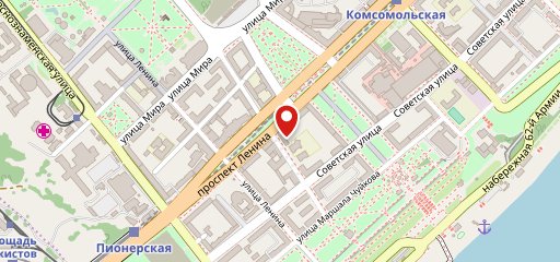 Дракон, Ресторан на карте