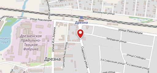 Дрезна на карте