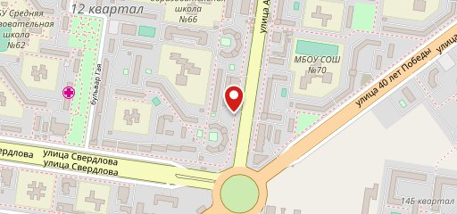 Дворик на карте