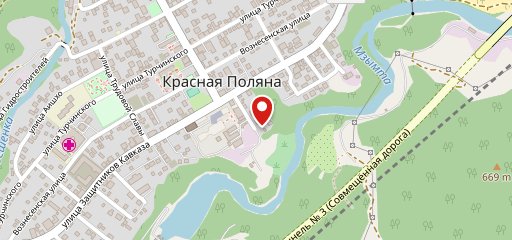 Дворик в Поляне на карте