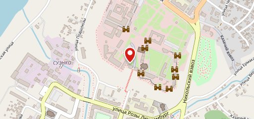 Дворцовая на карте