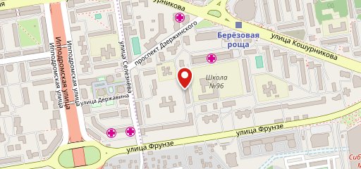 Ебрёзовая хвоща на карте