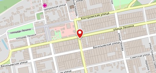 Еда кафе на карте