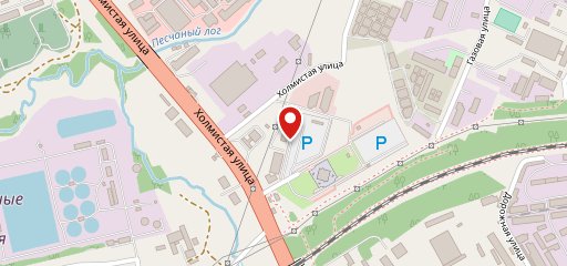 Столовая на Холмистой на карте