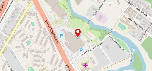 Екатерининский на карте