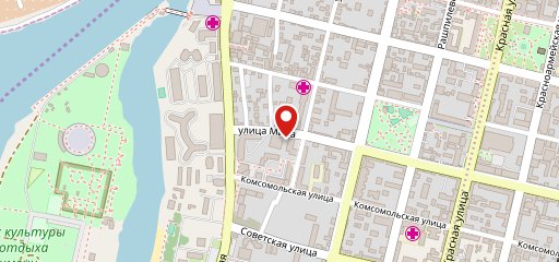 Екатеринодар на карте
