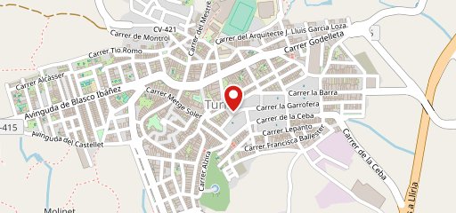 El cono на карте