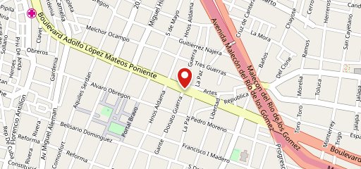 El Edificio taquería на карте