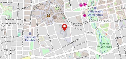 El Racó de Terrassa - Pizzeria Mediterrània на карте