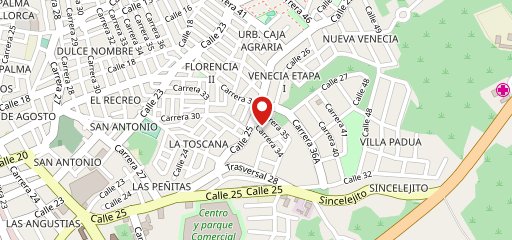 Llanera El Rey del Sazón на карте