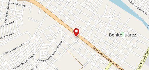 Tacos y Pollo El Rincón Norteño на карте