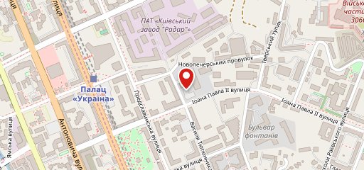 Ресторан "Элис" на карте