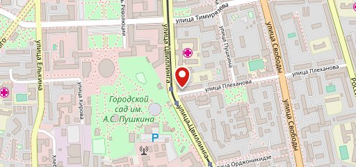 Элико на карте