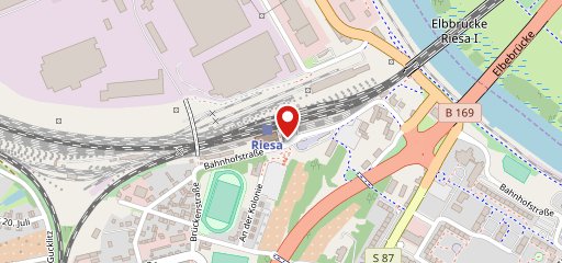 Bäckerei & Café im Bahnhof Riesa на карте