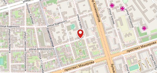 Столовая на карте