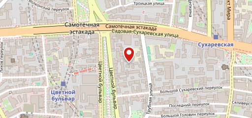 Английский паб «БирХаус» на Цветном бульваре на карте
