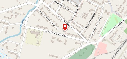 Енот на карте