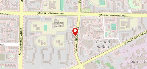 Енот на карте