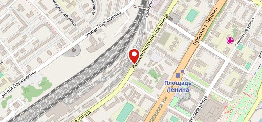 Енот на карте