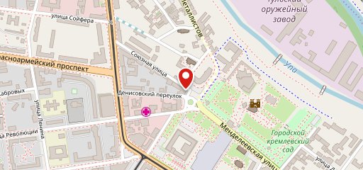 Антре на карте