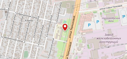 Столовая на карте