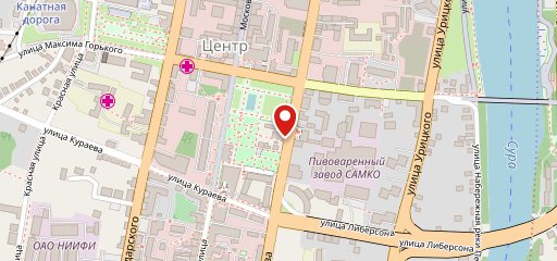 Ереван на карте