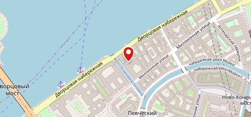 Эрмитажная Трапезная на карте