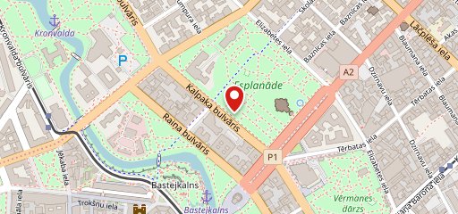 Esplanādes Cafe на карте