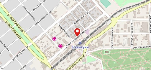 Ессентуки на карте