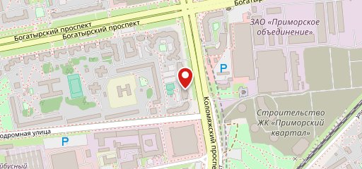 Евразия, сеть суши-баров на карте