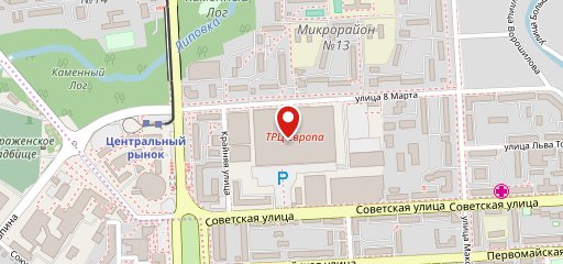 Европа на карте