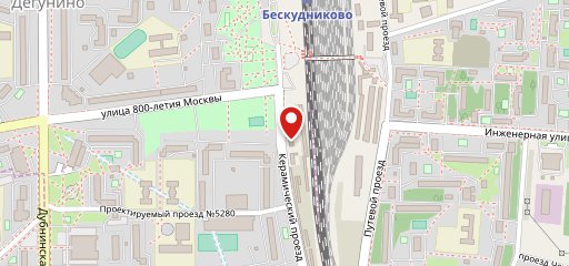 Грузинский бульвар на карте