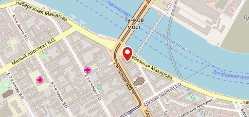 Евразия у тучкова моста на карте