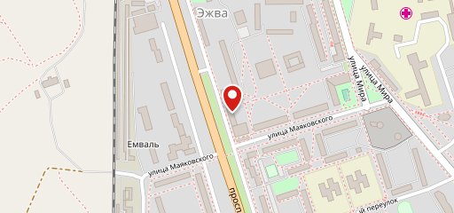 Европейский, Пиццерия на карте
