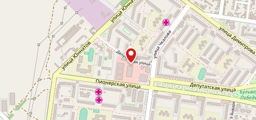 Европейский на карте