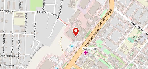 Ёж кофе на карте